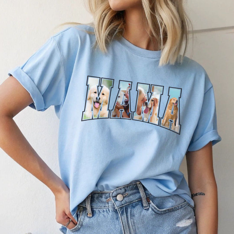 Cadeau hondenliefhebbers, hondenmama, dog mom, dog mama, gepersonaliseerd t-shirt honden