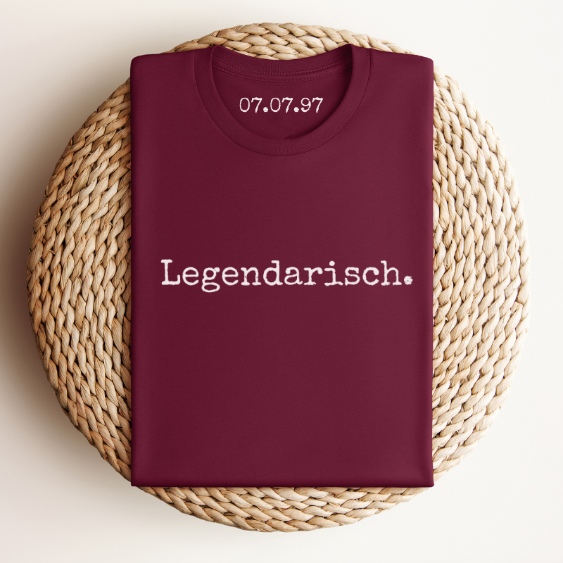 Legendarisch Heren T-Shirt Met Geboortejaar | Cadeau Legende
