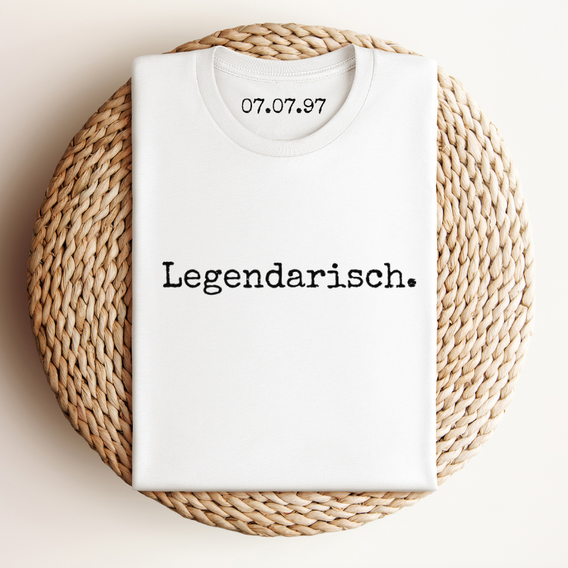 Legendarisch Heren T-Shirt Met Geboortejaar | Cadeau Legende