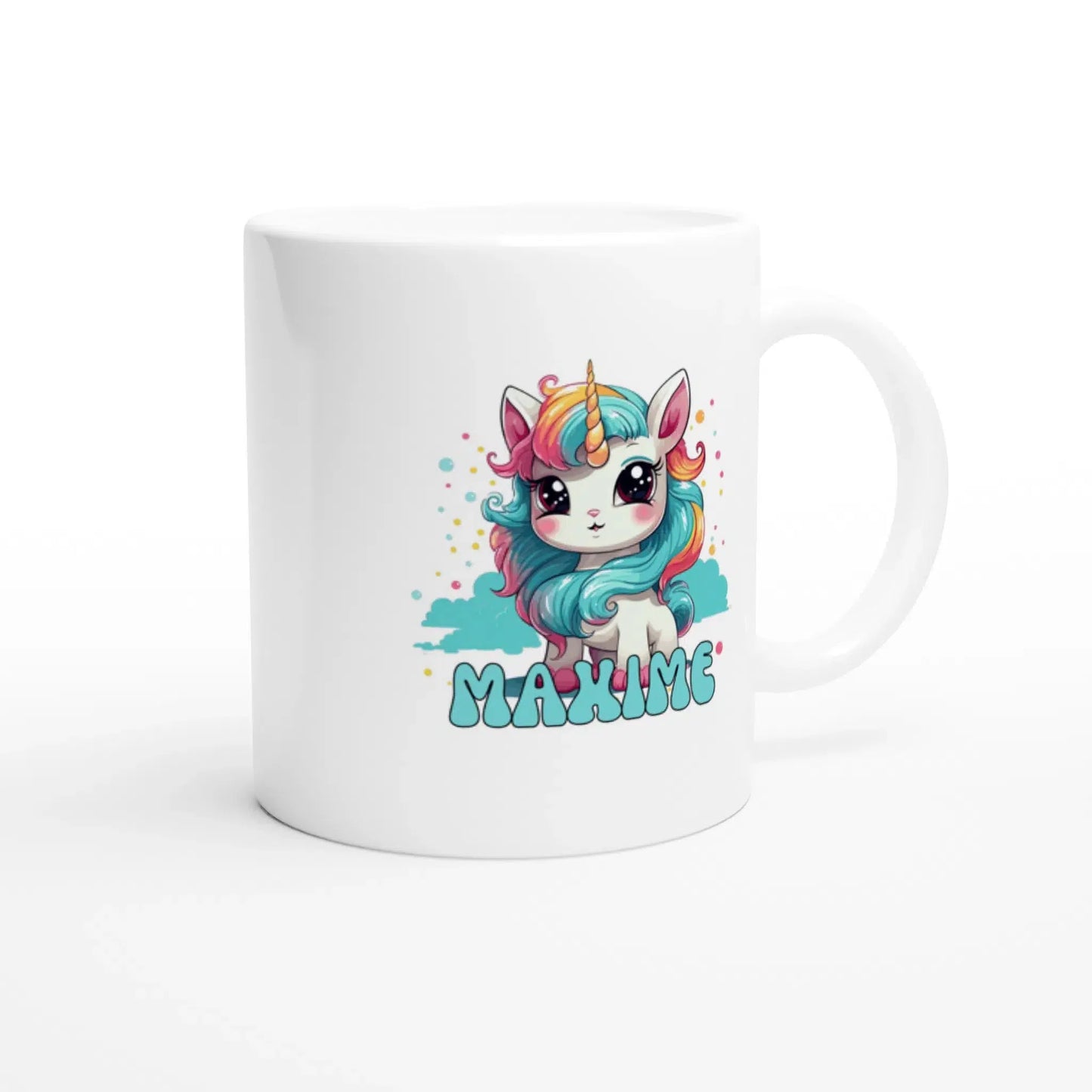 Schattige Kawaii Unicorn Mok | Gepersonaliseerd & Uniek Cadeau