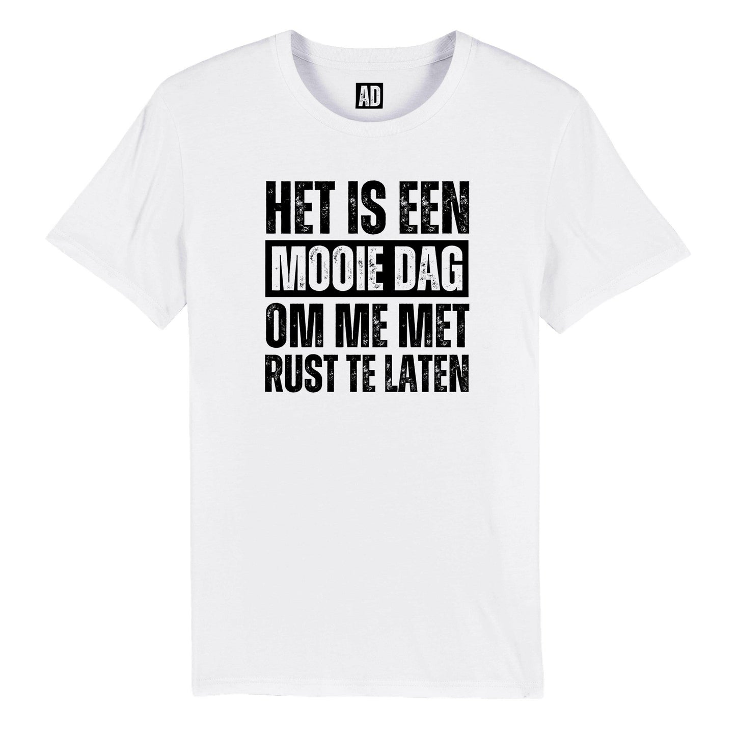 Gepersonaliseerd T-shirt voor Vrouwen "Mooie dag om me met rust te laten"
