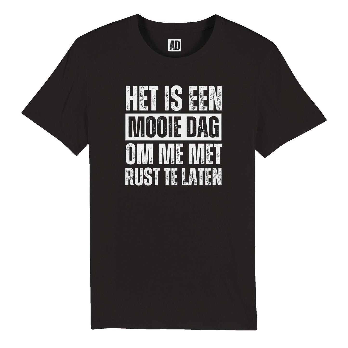 Gepersonaliseerd T-shirt voor Vrouwen "Mooie dag om me met rust te laten"