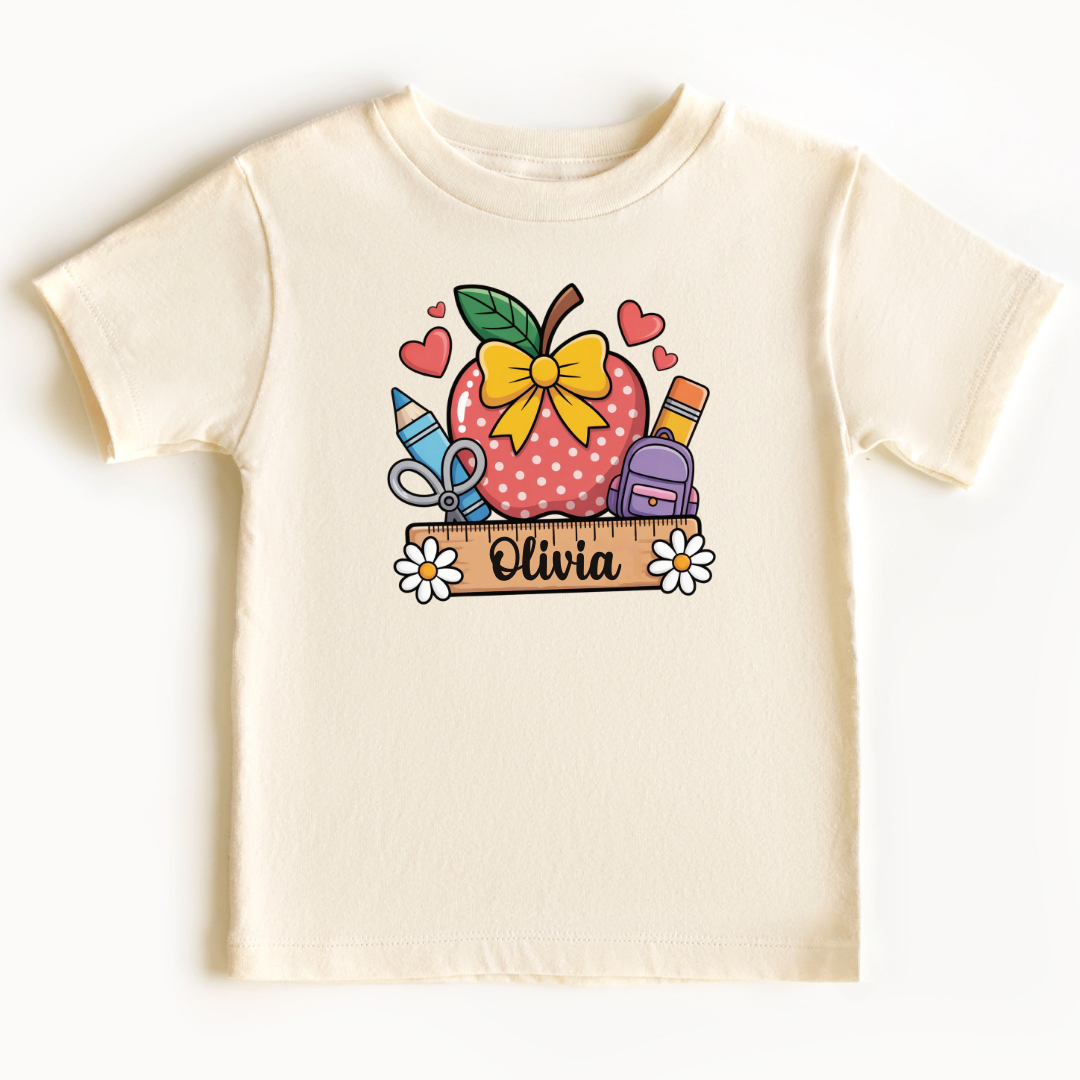 Gepersonaliseerd T-shirt met naam | Terug naar School