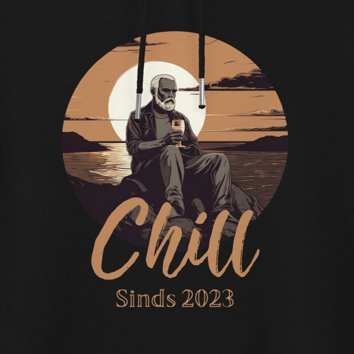 Gepersonaliseerd cadeau pensioen, gepersonaliseerde hoodie pensioen, chill sinds, grappig, origineel, uniek, cadeau opa pepe opi