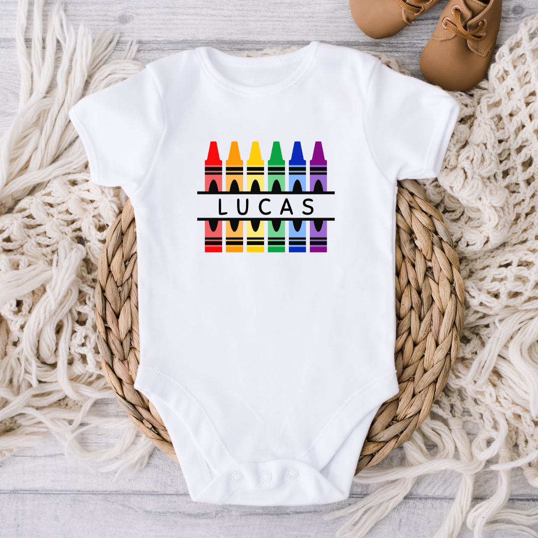 Gepersonaliseerd T-shirt met Verfkwasten & Naam