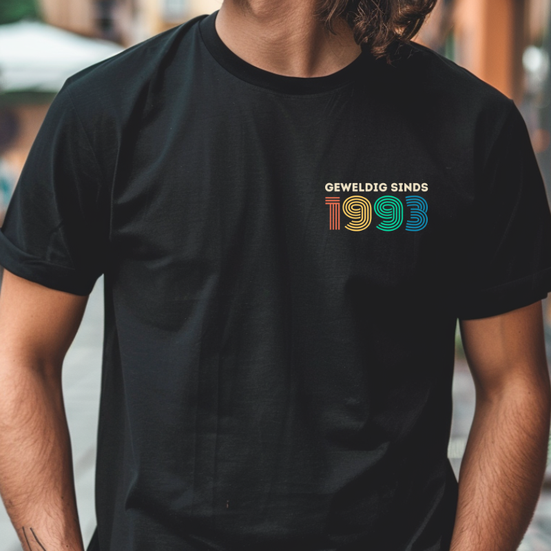 Geweldig sinds, t-shirt van biologisch katoen, legende, verjaardag man, verjaardag opa, pepe, opi, verjaardag nonkel, verjaardag zoon, legende sinds, gepersonaliseerd cadeau