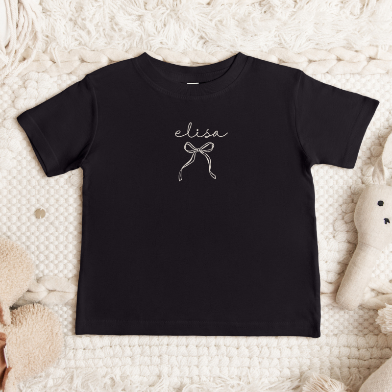 Gepersonaliseerd T-shirt met Naam & Strikje