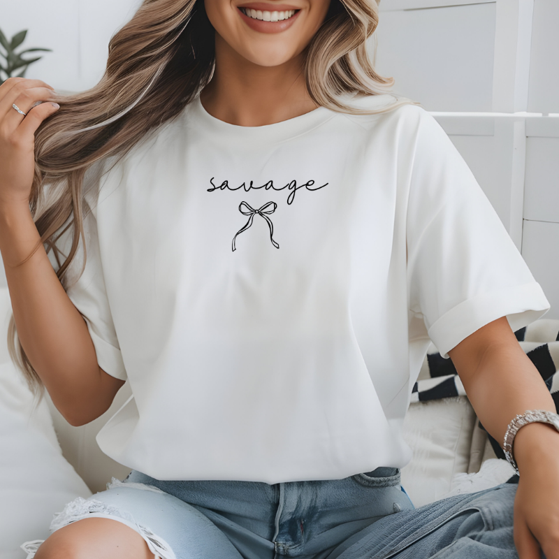 Gepersonaliseerd T-shirt met Naam & Strikje