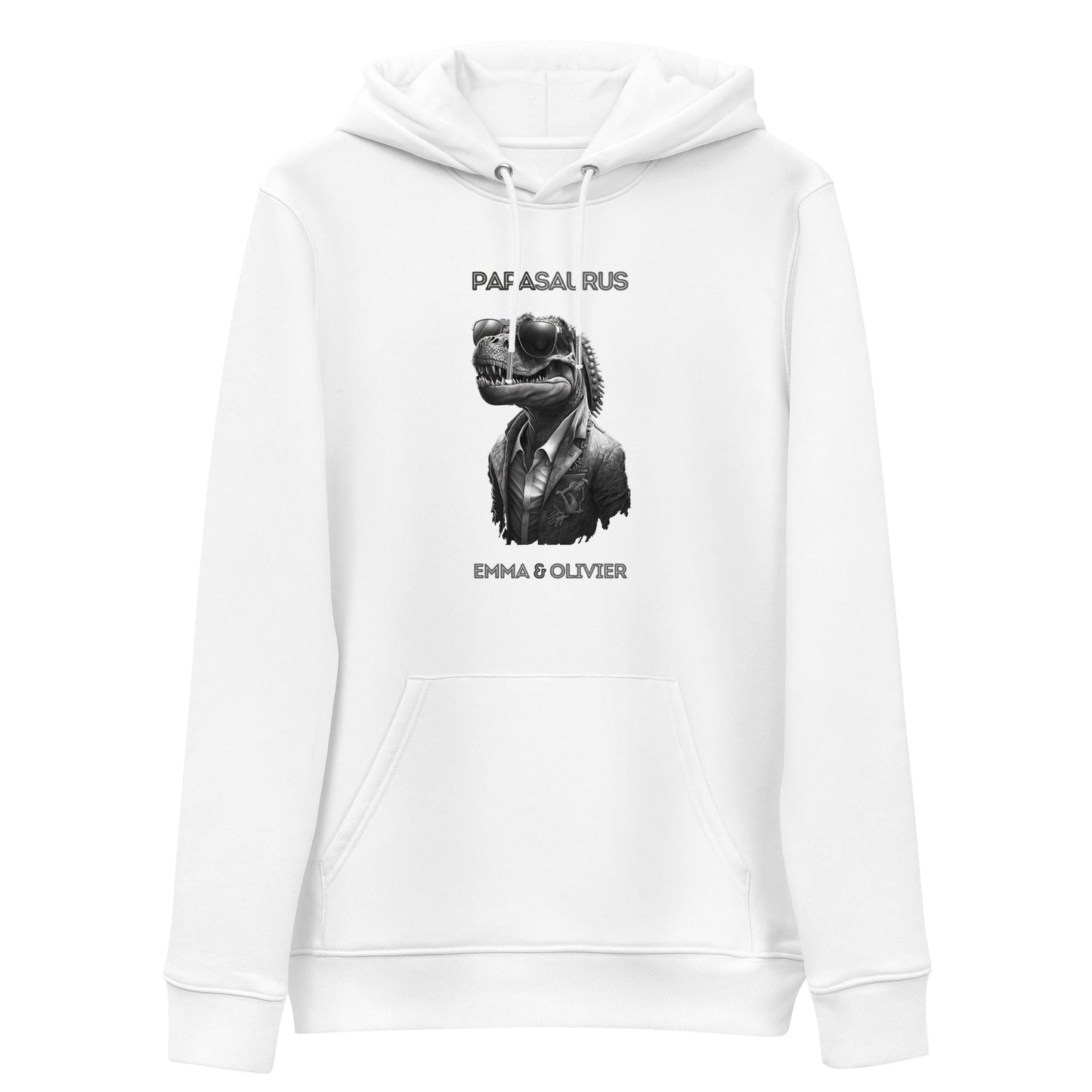 Gepersonaliseerde "Papasaurus" Hoodie met Namen van de Kinderen