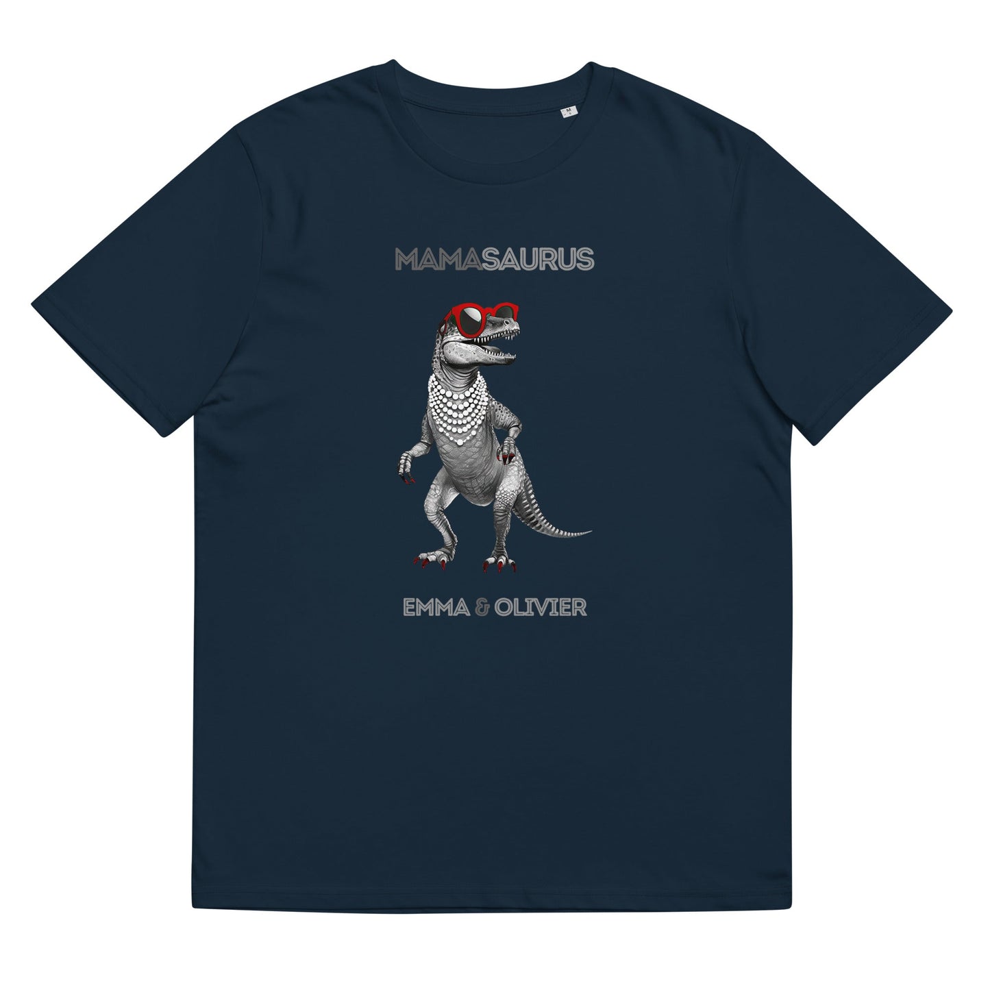 Mamasaurus gepersonaliseerd t-shirt, grappige shirts, grappige t-shirts, origineel uniek gepersonaliseerd cadeau moeder, humor, kado mama, gepersonaliseerd cadeau moederdag