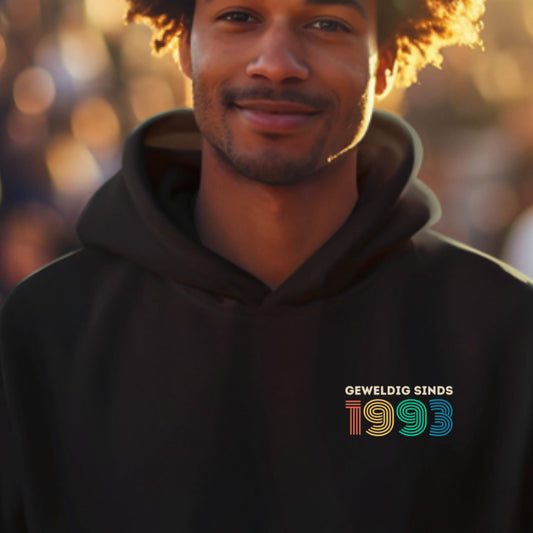 Gepersonaliseerde Hoodie "Geweldig Sinds [Geboortejaar]" - Uniek Cadeau