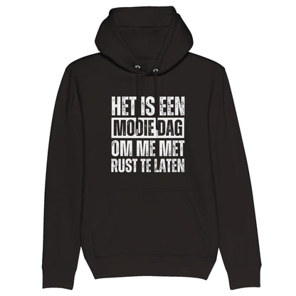 Gepersonaliseerde Hoodie Vrouwen "Mooie dag om mij met rust te laten"