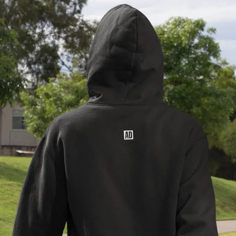 Gepersonaliseerde Hoodie voor Mannen "Mooie dag om me met rust te laten"