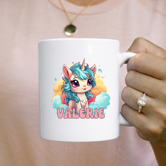 Unicorn Beker, Eenhoorn Mok, Cadeau Unicorn met naam