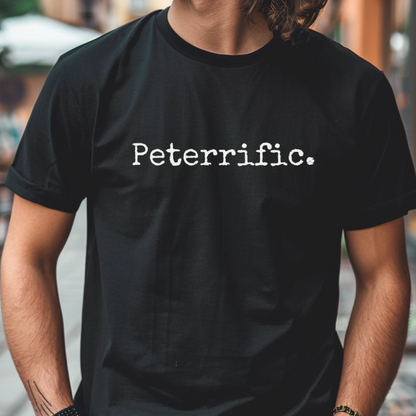 Gepersonaliseerd "Peterrific" T-shirt | Origineel cadeau voor je Peter