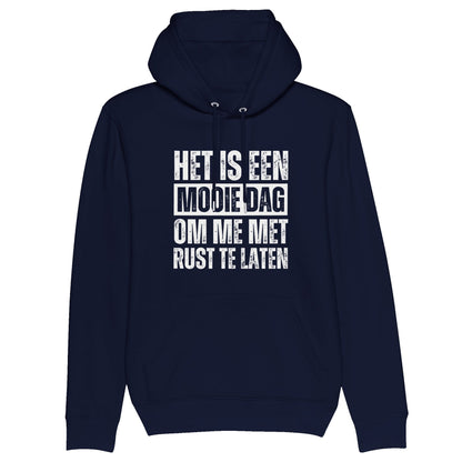 Gepersonaliseerde Hoodie Vrouwen "Mooie dag om mij met rust te laten"