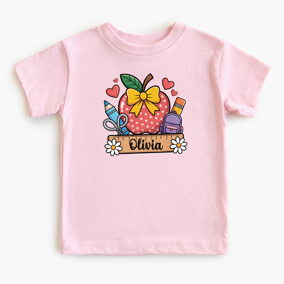 Gepersonaliseerd T-shirt met naam | Terug naar School