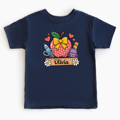 Gepersonaliseerd T-shirt met naam | Terug naar School