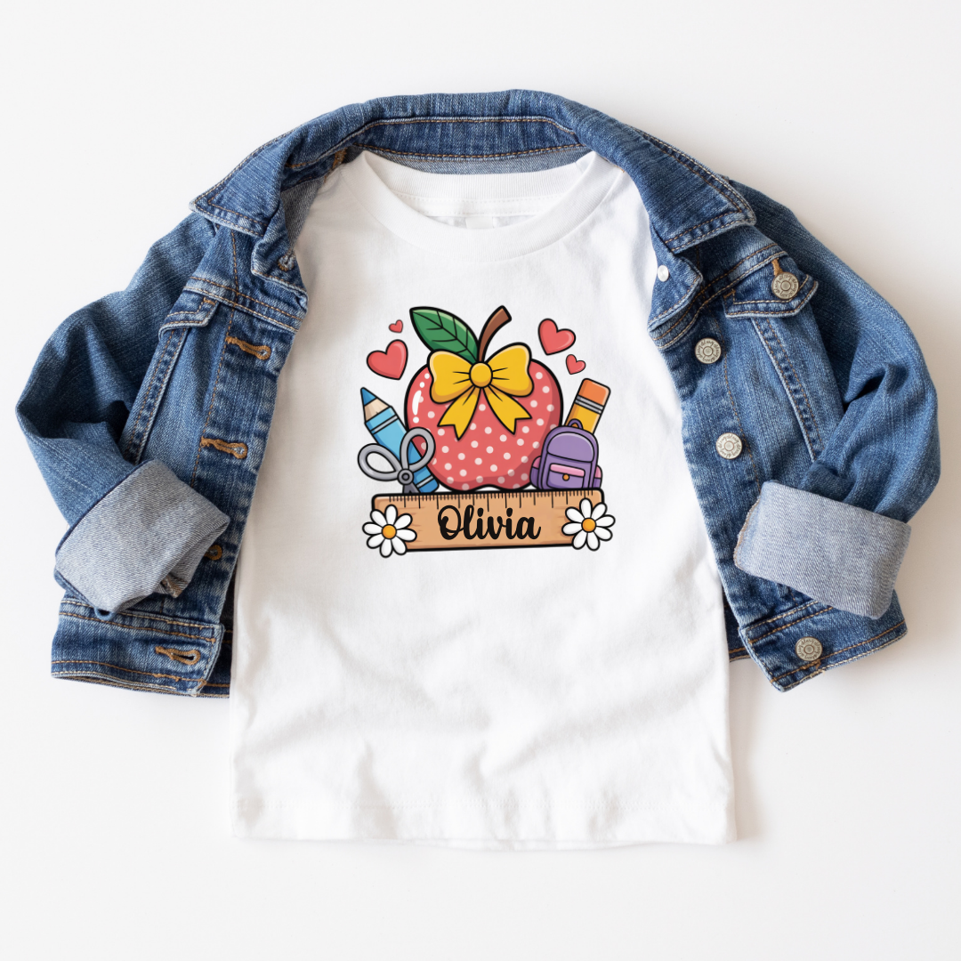 Gepersonaliseerd T-shirt met naam | Terug naar School