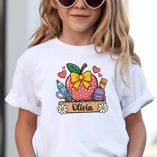 Gepersonaliseerd T-shirt met naam | Terug naar School