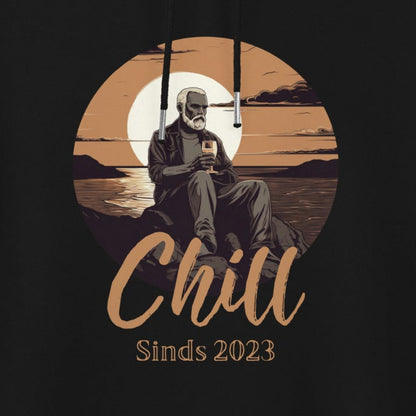 Gepersonaliseerd cadeau pensioen, gepersonaliseerde hoodie pensioen, chill sinds, grappig, origineel, uniek, cadeau opa pepe opi