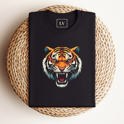 Gepersonaliseerd Tijger T-shirt Met Initialen Of Boodschap