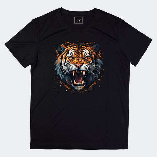 Gepersonaliseerd Tijger T-shirt Met Initialen Of Boodschap