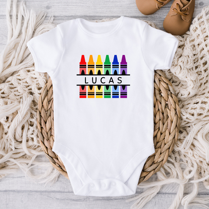 Gepersonaliseerd T-shirt met Verfkwasten & Naam