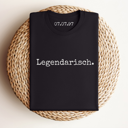 t-shirt legende, legendarisch, gepersonaliseerd