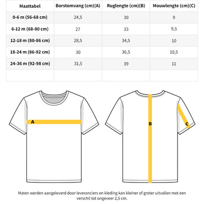Gepersonaliseerd Sneeuwvlok T-shirt voor Baby’s & Kinderen