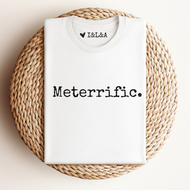 Cadeau meter, meter vragen, gepersonaliseerd cadeau, organisch katoen