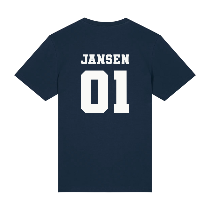 Gepersonaliseerde gezinsshirts met naam & nummer