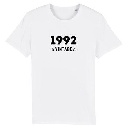 Vintage, geboortejaar, gepersonaliseerd cadeau, t-shirt van biologisch katoen, legende, verjaardag man, verjaardag opa, pepe, opi, verjaardag nonkel, verjaardag zoon, verjaardag broer