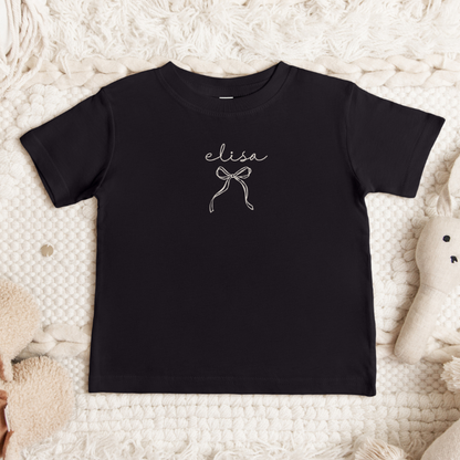 Gepersonaliseerd T-shirt met Naam & Strikje