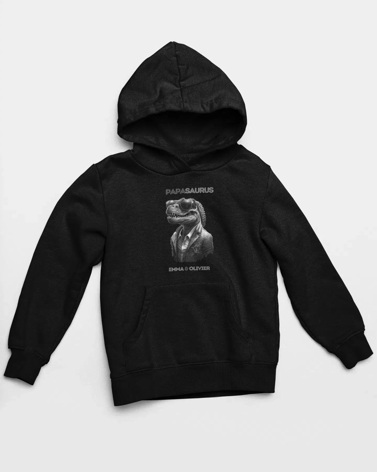 Trui Papasaurus, naam kinderen, sweater van organisch katoen, ouders trui, papasaurus gepersonaliseerd cadeau, cadeau geboorte papa, sweater ouders