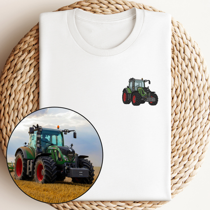 Gepersonaliseerd T-shirt met Voertuig (Tractor, Kraan, Auto…)