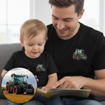 Gepersonaliseerd T-shirt met Voertuig (Tractor, Kraan, Auto…)